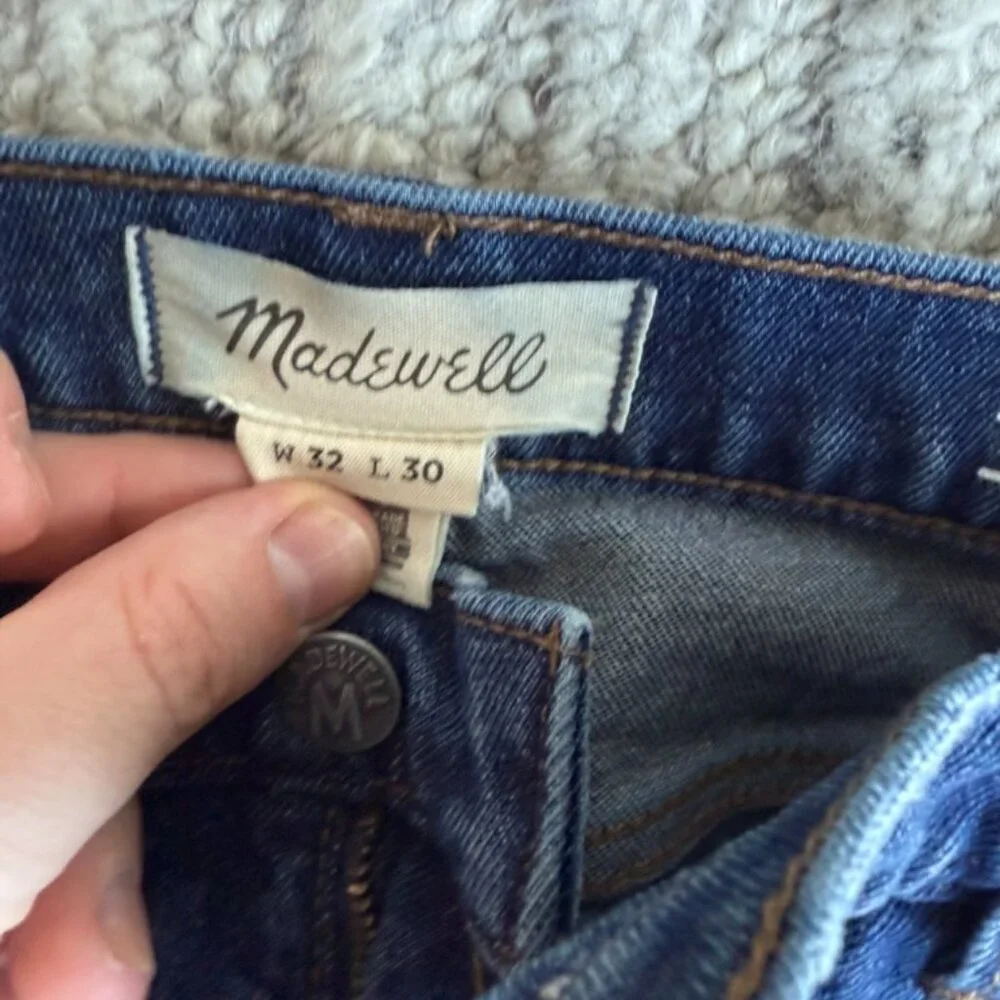 Madewell 1991 Straight Jeans Blue W32 L30 - Picture 3 of 4